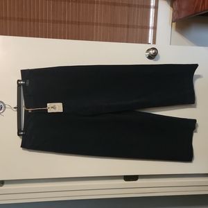 Easel Navy corduroy Crop pants